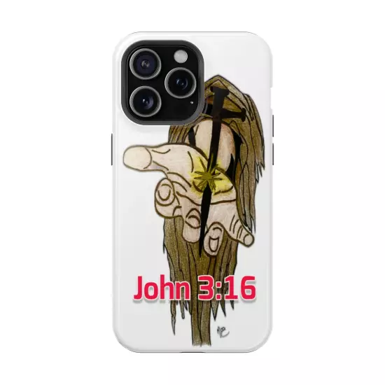 Mog's Magnetic Tough Cases John 3:16