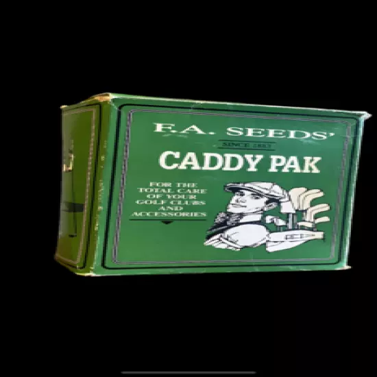 Vintage Golf Club Care... F.A. SEEDS' Caddy Pak...Great Display Piece!