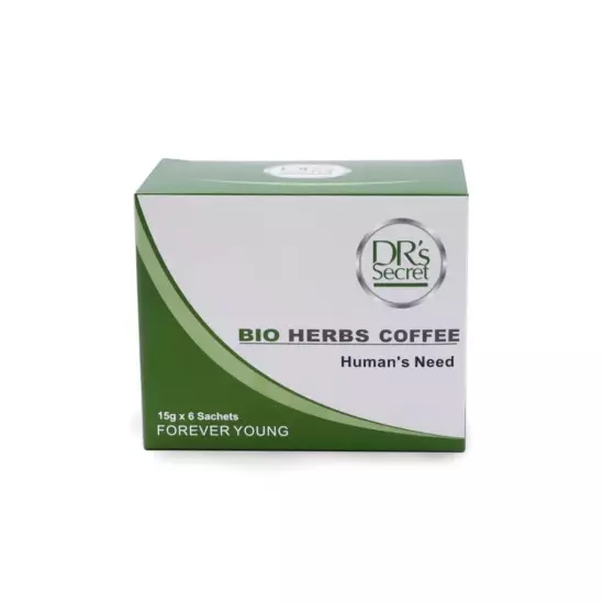 DRs Herbs Instant Coffee Energy Booster for Men Focus Exp Date 03/2026