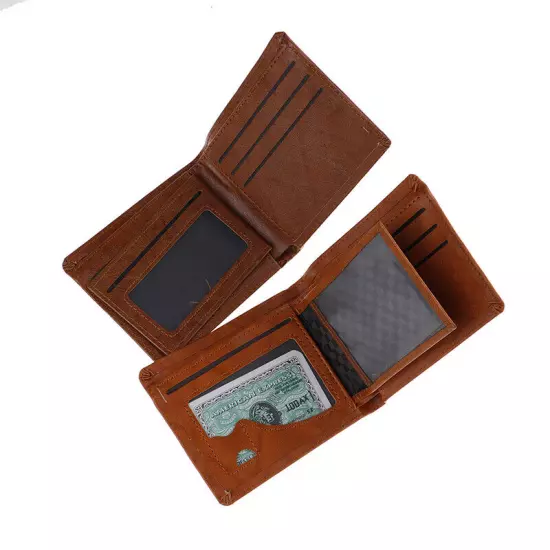 Men's wallet US dollar printing PU leather credit card photo holder pur SZ Sn