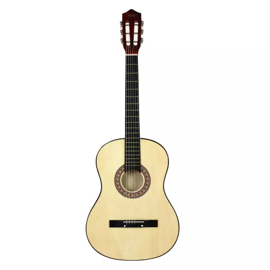 38" Kids Acoustic Guitar Full Size 6-String Guitar for Starter Beginner Natural