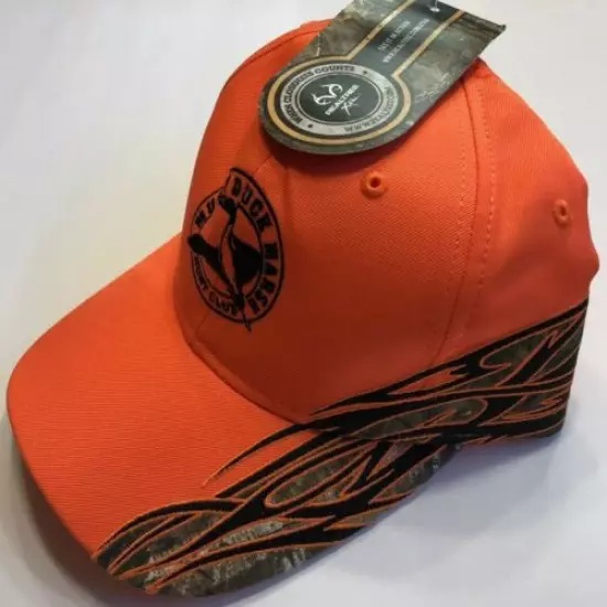 Orange Camo Outdoors Hunting Hat - Vintage RealTree Cap