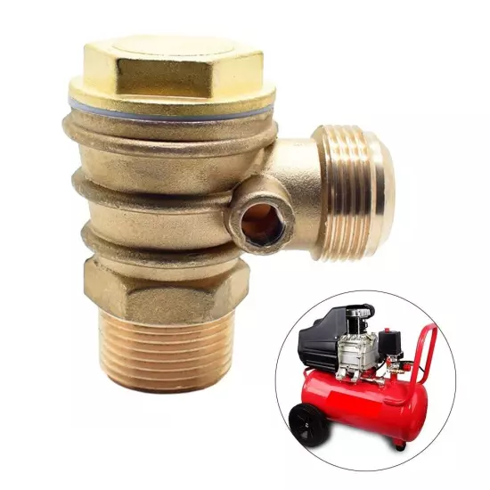 Copper Male Thread Check Valve Connector Tool Reliable For Air Compressors