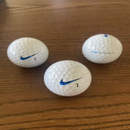 Nike RZN Golf Balls Custom Blue Camouflage Logo NOT AVAILABLE Anywhere Else