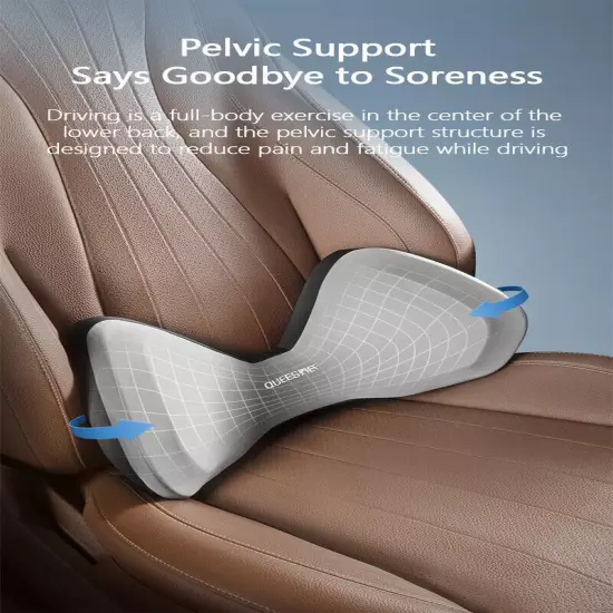 Car Headrest Pillow Auto Neck Cushion Car Back Lumbar Pillow Guard Head Support