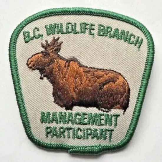 B.C. Wildlife Branch Management Participant Patch