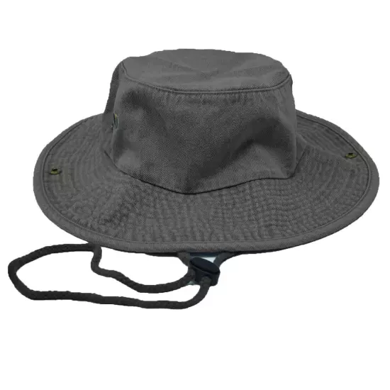 Unisex 100% Cotton Bucket Hat Fishing Camping Safari Boonie Sun Brim Summer Cap