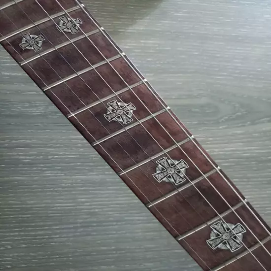 Celtic Cross Inlay Sticker Fretboard Set for guitar or bass