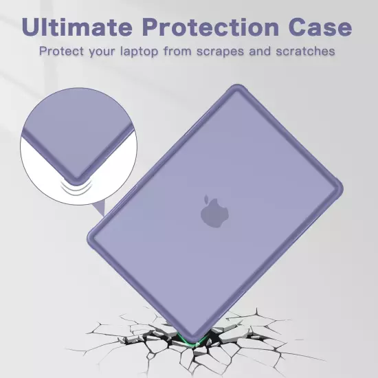 Compatible with Macbook Air 13 Inch Case 2024 2023 2022 M3 A3113 M2 A2681,Heavy 