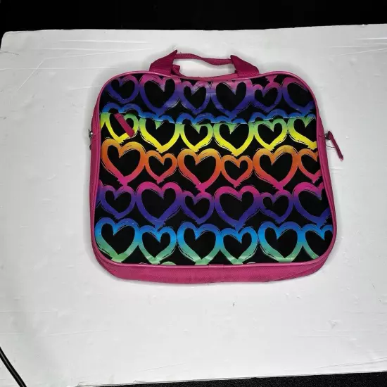 Rainbow Heart Laptop Case