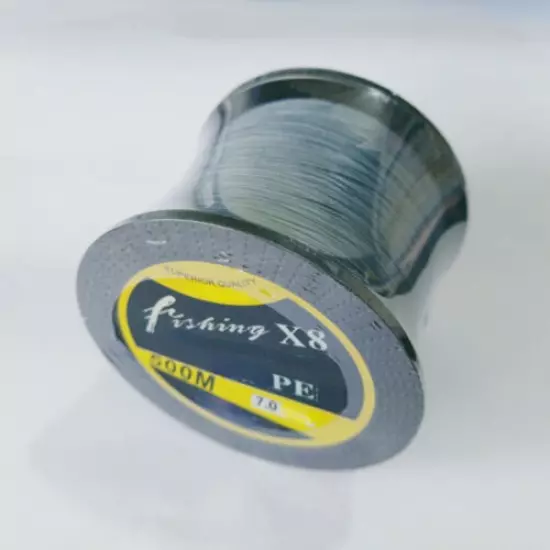 8 Strands Super Strong Multifilament PE Braid Fishing Line 100M 300M 500M Wire