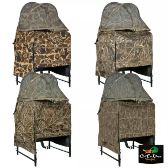 DRAKE WATERFOWL SYSTEMS CAMO GHILLIE SHALLOW WATER CHAIR BLIND 