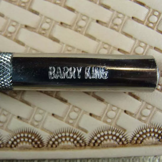 Stainless Steel Barry King - #3 Double Row Border Stamp (Leather Stamping Tool)