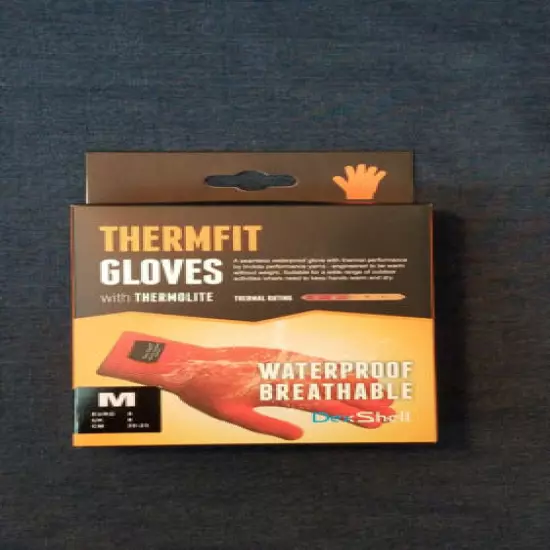 DexShell ThermFit waterproof gloves with Thermolite - various colors