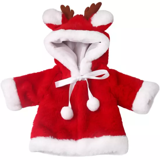 Christmas plush coat made for 18'' American girl doll winter clothes