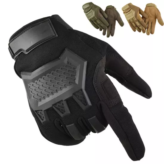 Tactical Gloves Touchscreen Full Finger Motorcycle Cycling Safety Work Gloves