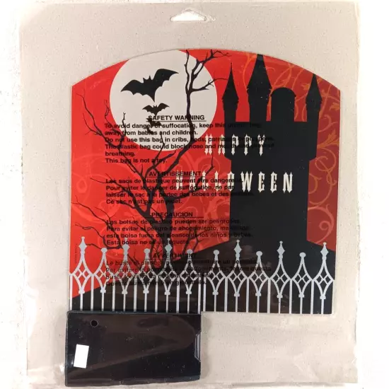 Halloween Table Centerpiece Haunted House Bats