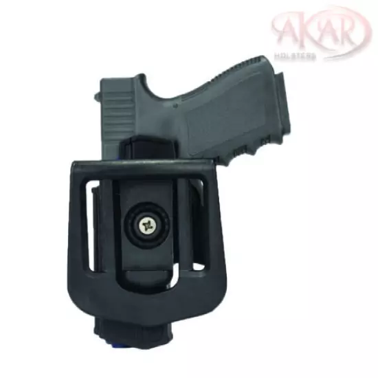 OWB HOLSTER FITS GLOCK14,17,19,20 Polymer Belt Holster W/ Release Retention