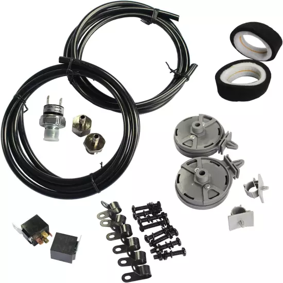 New 12 Volt Dual Chrome 440C 200 PSI Air Compressor Kit 440C