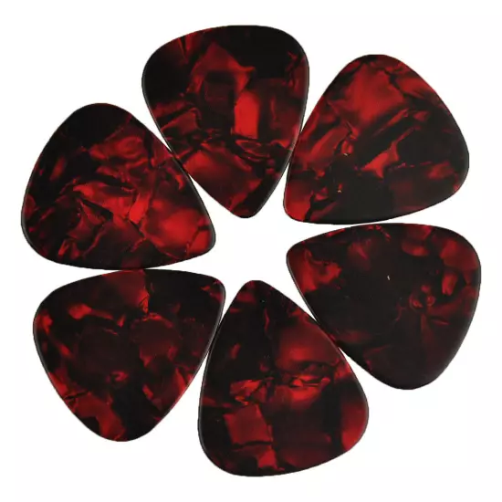 Lots of 100 pcs Medium 0.71mm Blank guitar picks Celluloid Assorted Colors B