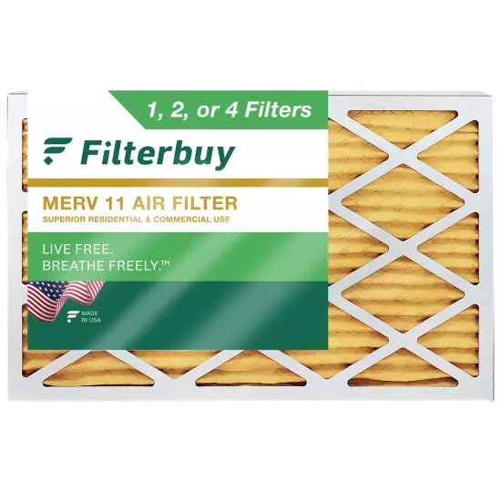 Filterbuy 20x30x5 Air Filters, HVAC AC Furnace for Grille Honeywell (MERV 11)