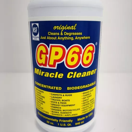 GP66 Miracle Cleaner and Degreaser 32oz NEW Sealed GP 66 