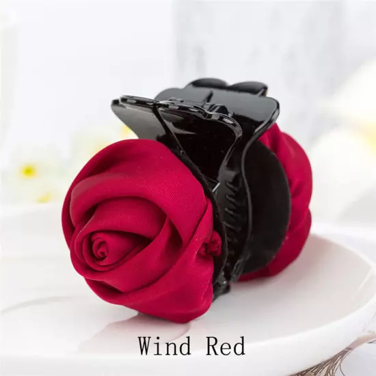 Hair Clip Rose Hair Claw Clips Hair Accessories Women Girl Hair Crab Hair Clamp*