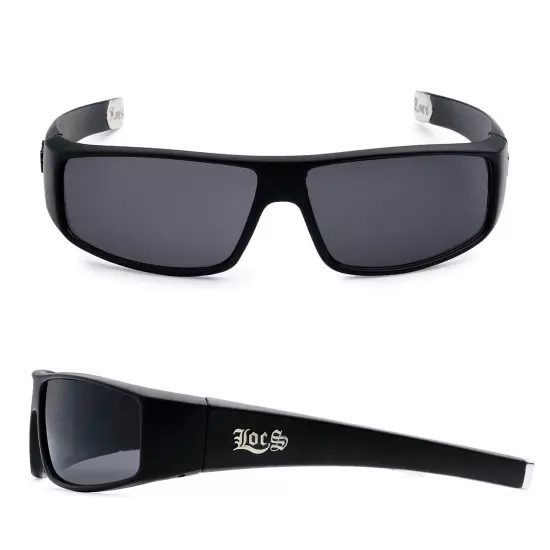 LOCS Hardcore Gangster Sunglasses Classic Lowrider Biker Cholo Designer Eyewear