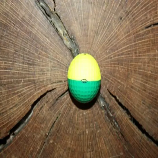 VINTAGE GREEN AND YELLOW PING GOLF BALL MUST SEE!!! 