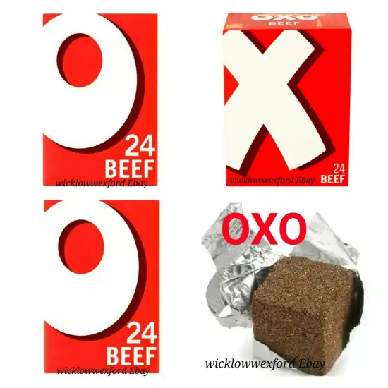 OXO Beef Stock Cubes, Bone Broth Bouillon 72 Individual Cubes 426g Catering Pack