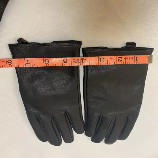 Worthinton Black Leather Driving Gloves (M)