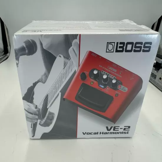 Boss VE-2 Vocal Harmonist Effects Pedal Brand New in Box Express Shipping New