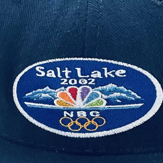 NWT NBC Salt Lake 2002 Olympic American Needle Strap Back Hat USA Union Made NEW