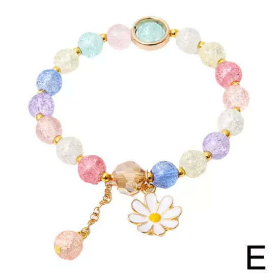 Crystal Bracelet Daisy Bracelet Beads Cute Girly Fashion Gelang Accessories C2N9