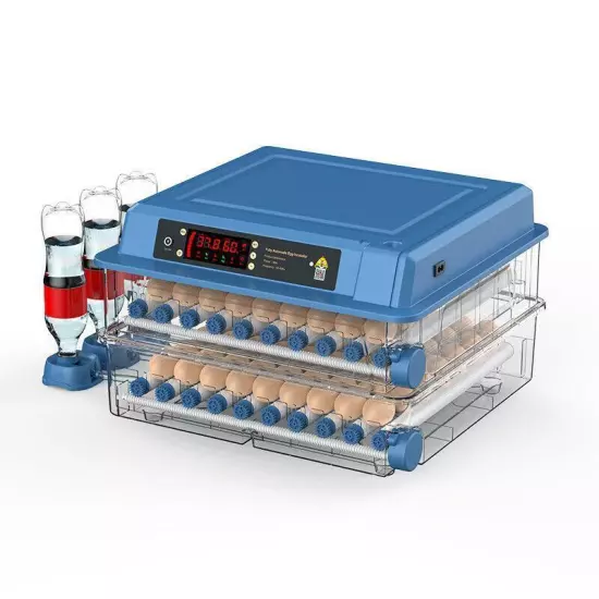 Household Chicken Duck Goose and Egg Incubator Fully Automatic Dual Power Supply