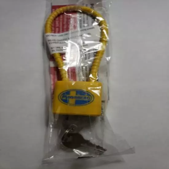 2 Mossberg Yellow Cable Lock Gun Firearm Locks, 2 LOCKS INCLUDED