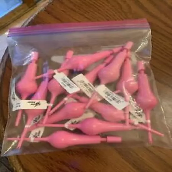 12 New Tackle 2000 Rocket Bobbers 4 3/4" pink bobber fishing