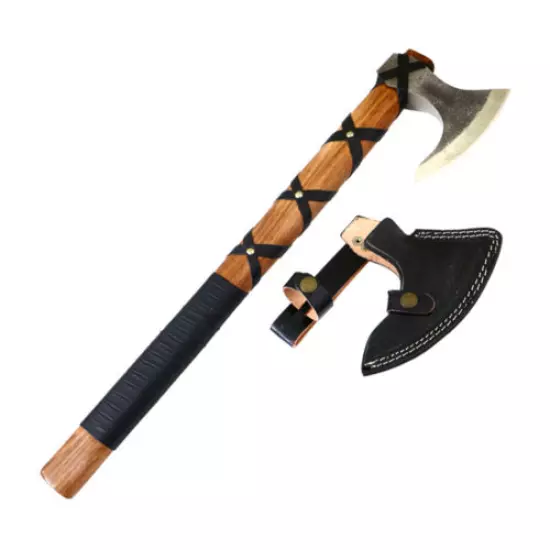 Simple Axe with Faux Leather Wrapping