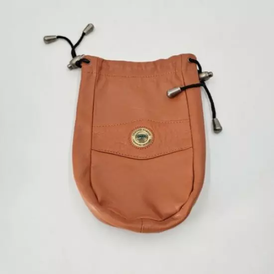 INWOOD FOREST COUNTRY CLUB Golf Leather Drawstrings Pouch 2003 Century Seniors.