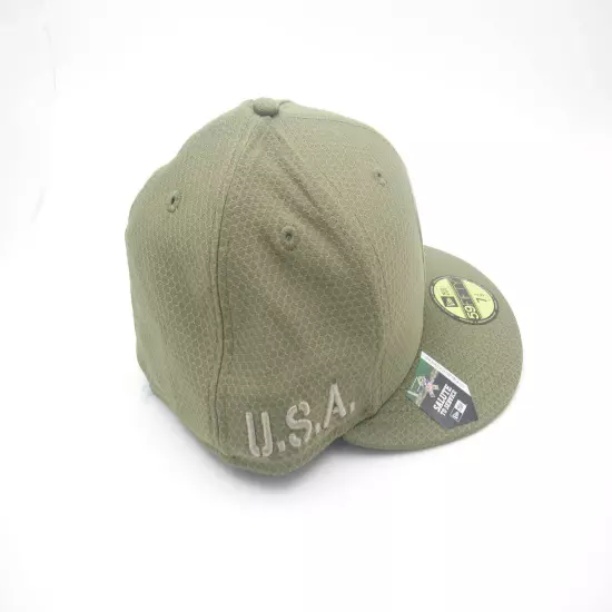 New Seattle Seahawks New Era Football Salute to Service Fitted USA Hat Sz 7 3/8