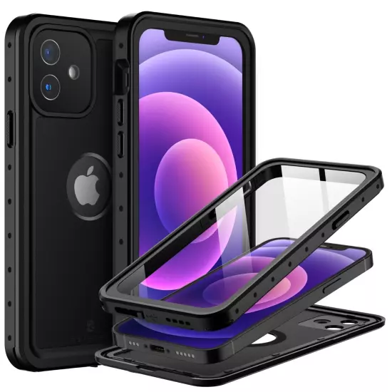 Waterproof Case For iPhone 12 Pro Max Life Shockproof Cover w/ Screen Protector