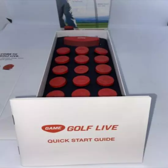 Game Golf Live GPS Shot Digital Tracking System Blue Tooth Enabled Preowned