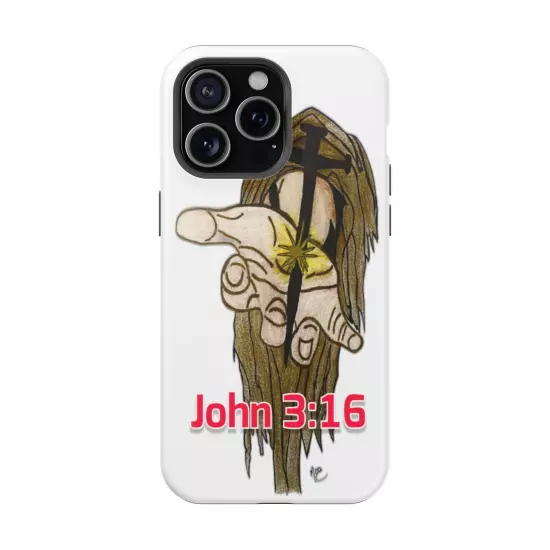 Mog's Magnetic Tough Cases John 3:16