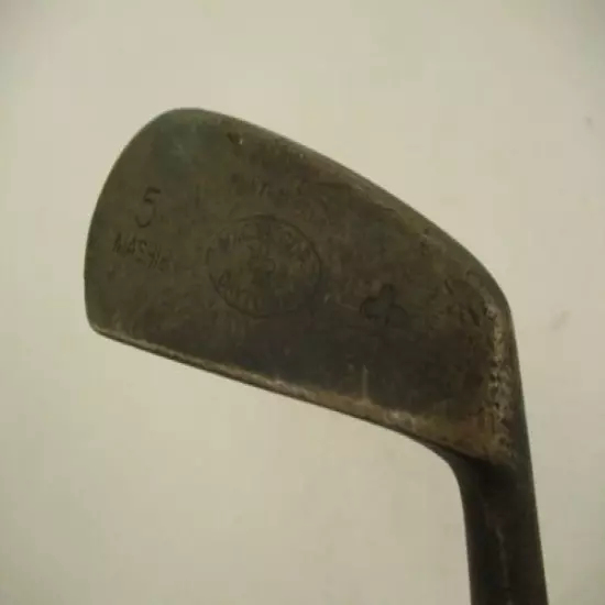 Antique Vintage Macgregor 5 Mashie Iron Wood Shaft Right Hand Golf Club 