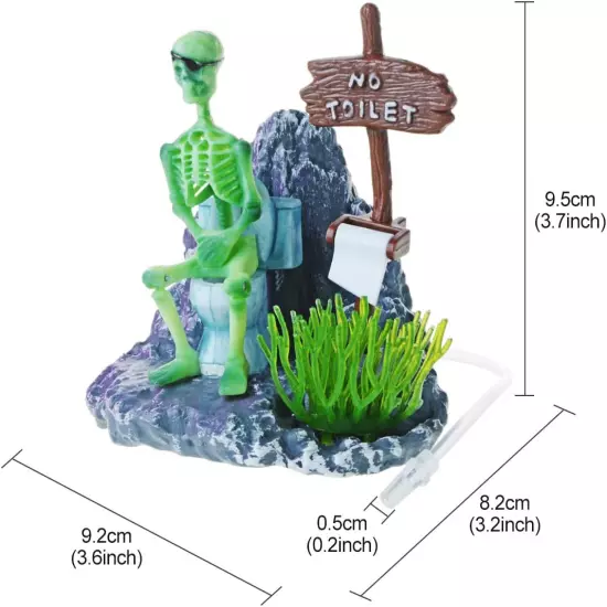 Pirate Skeletons on Toilet Live Action (Light Blue)