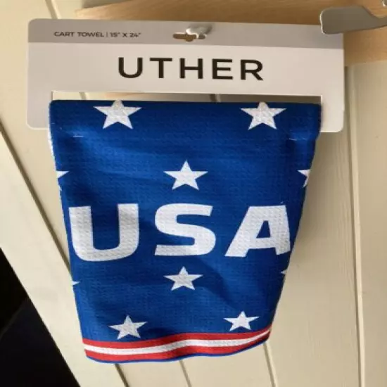 Uther USA Golf Towel 15x24