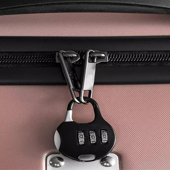 Coloured Luggage Travel Suitcase Bag Lock [3 Digit Combination] Padlock Reset