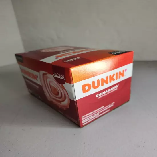 Dunkin' Donuts "Cinnamania" Coffee K-Cup Pods 1 Box – 10 Count 