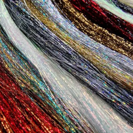 Shimmer Flash - Choose Colour - Fly Tying Materials - Krinkle - pike - salmon