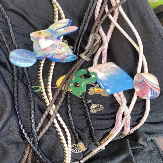 Handmade Bolo Tie Lot.